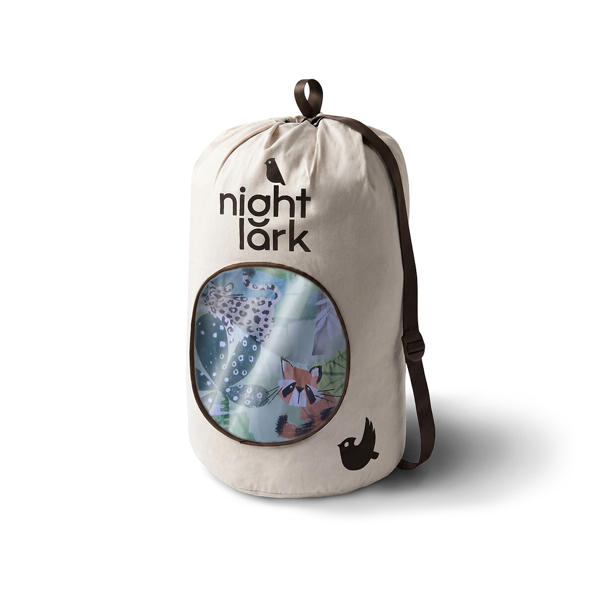 4.5 Tog Coverless Duvet Set Jungle green, NIGHT LARK