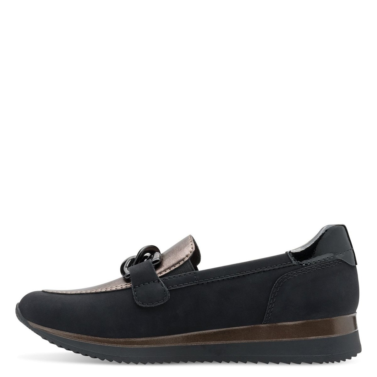 Basket femme noir mat, JANA