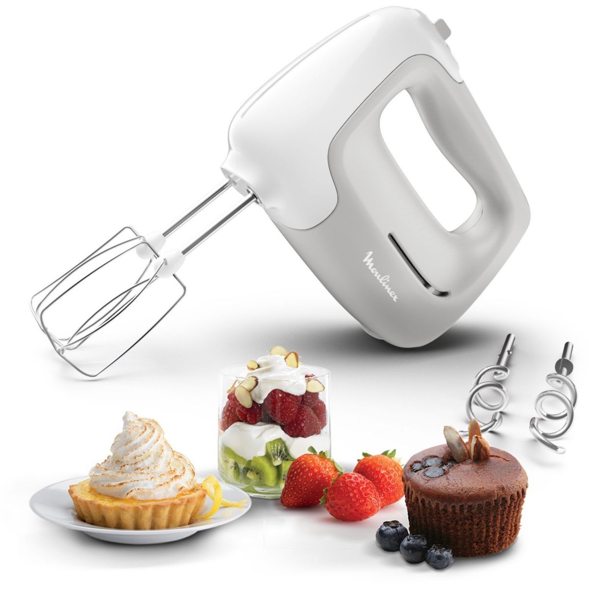 Batteur Prep Mix HM450B10 blanc, MOULINEX