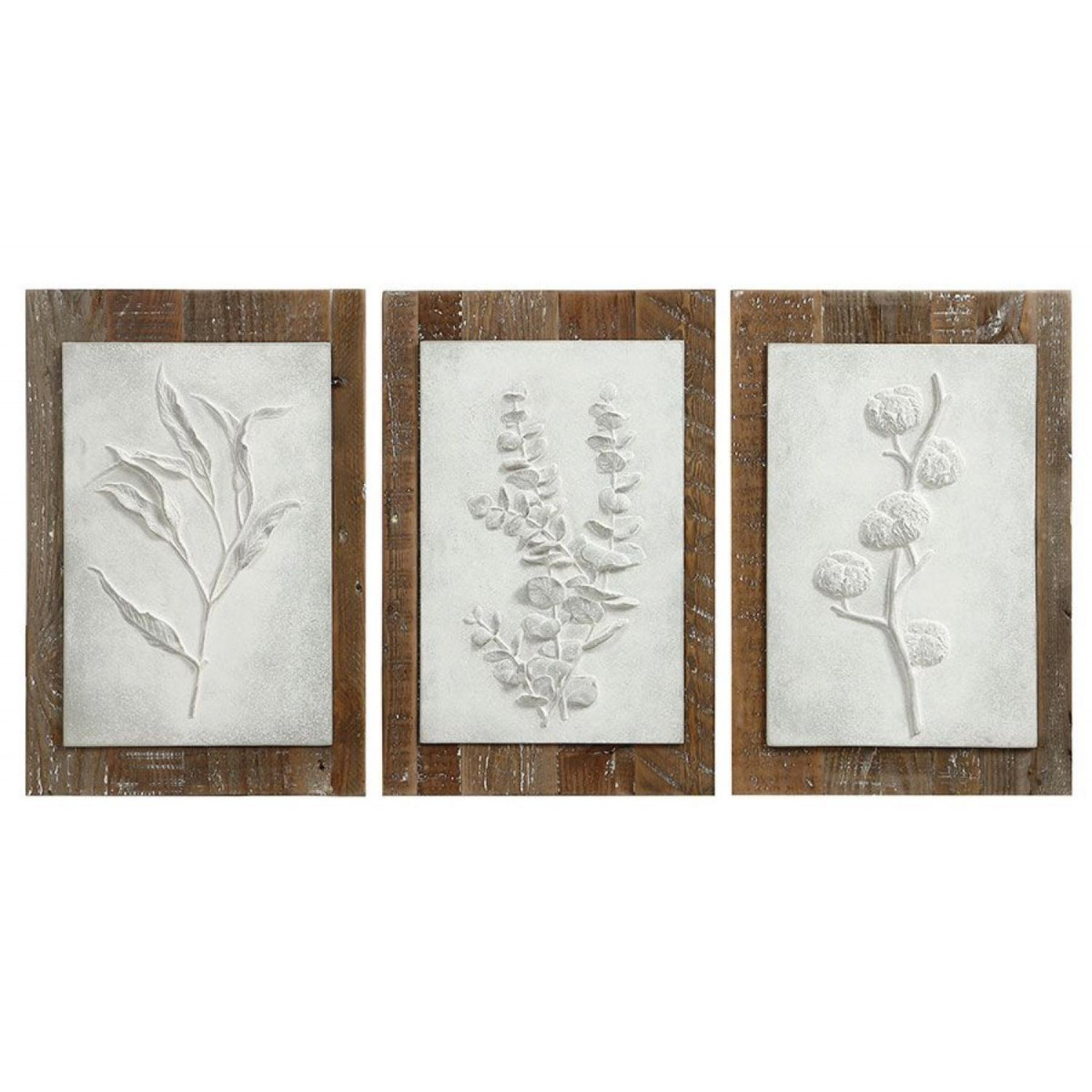 Triptyque de panneaux floraux - COUNTRY multicolore, INTERIOR'S