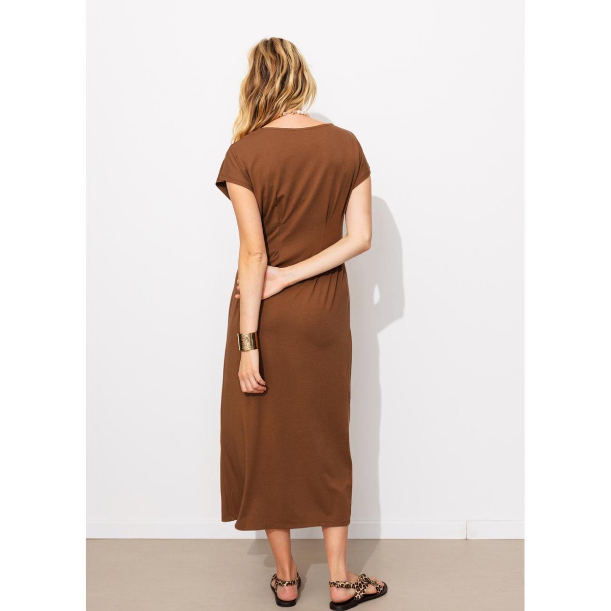 Robe en jersey chocolat, PROMOD