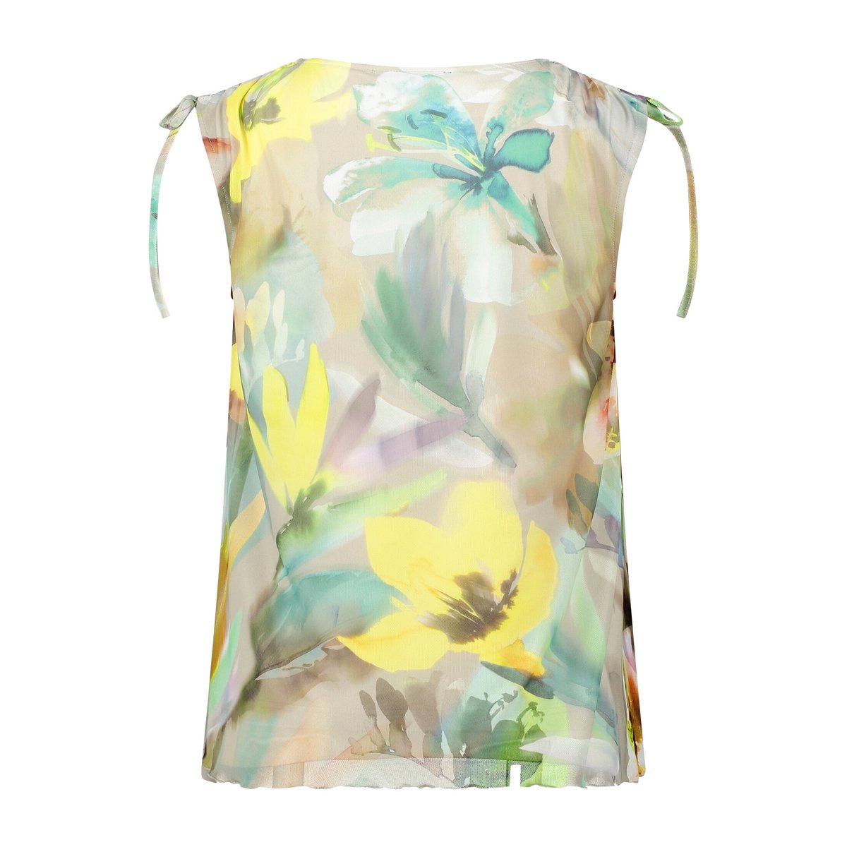 T-shirt en maille à fronce mint/nature, BETTY BARCLAY
