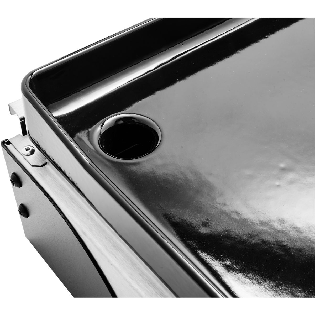 Plancha électrique PLFE150DP noir gris à poser, 50x35 cm noir, LE MARQUIER