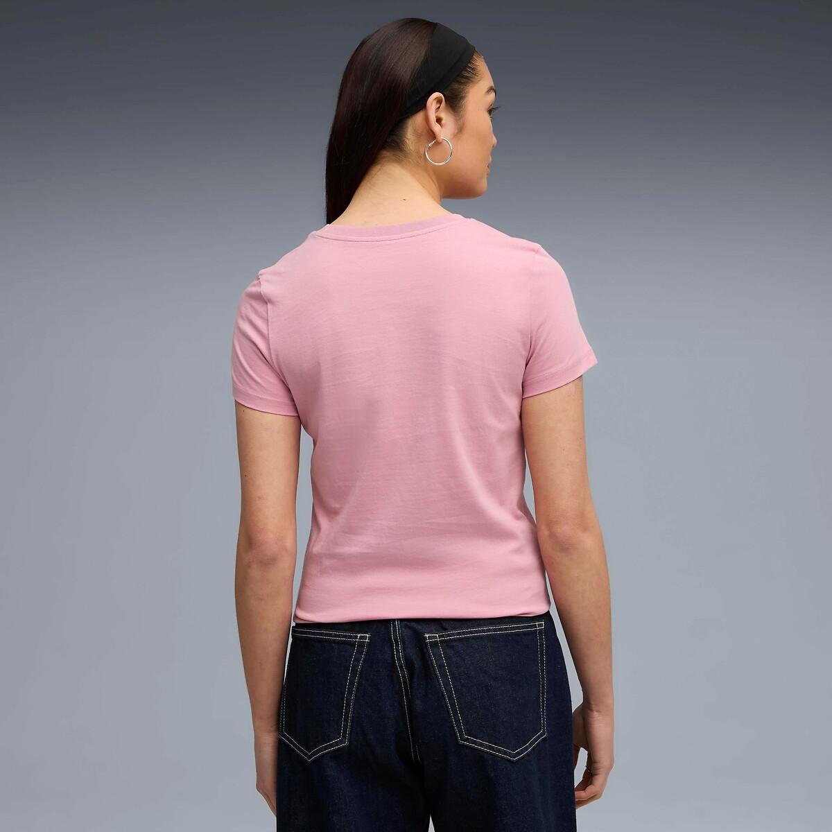 T-shirt manches courtes ESSENTIAL SMALL LOGO rose, PUMA