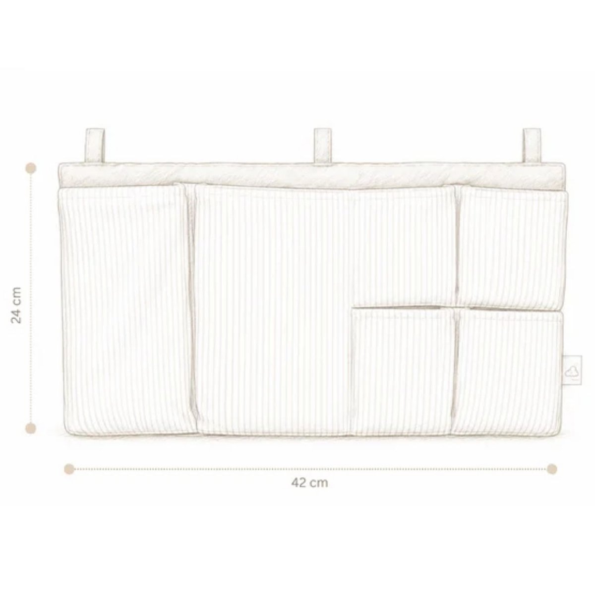 Vide poches classic stripes camel, CAM CAM