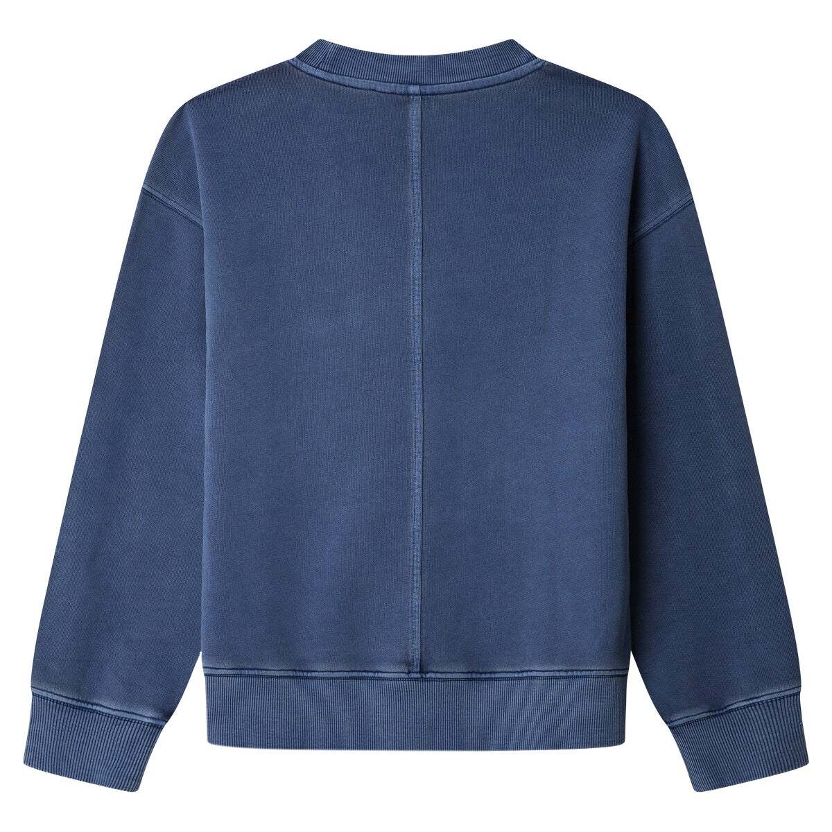 Sweat-Shirt Coupe Décontractée À Col Rond beat blue, PEPE JEANS