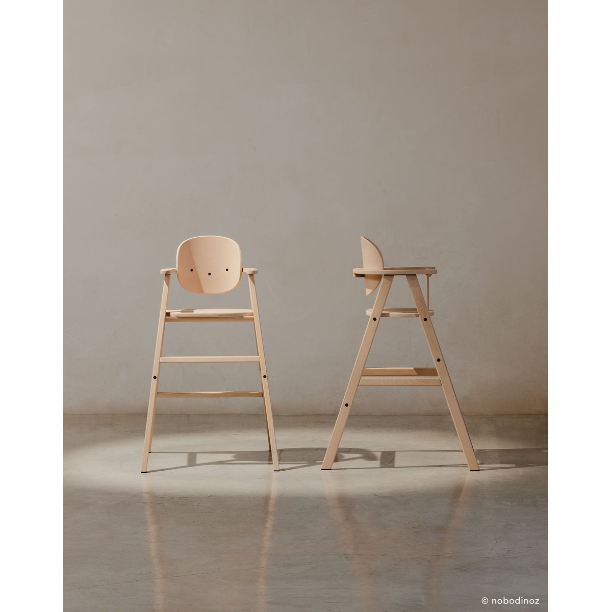 Chaise évolutive 3 en 1 GROWING GREEN bois naturel, NOBODINOZ