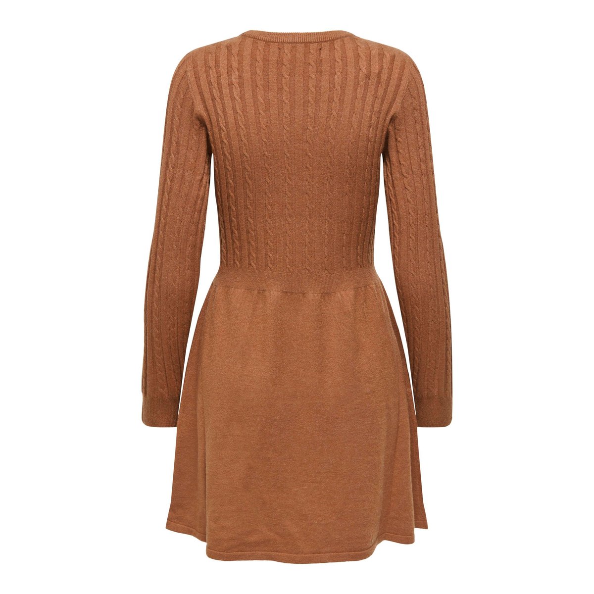 Robe en maille évasée tortoise shell, ONLY