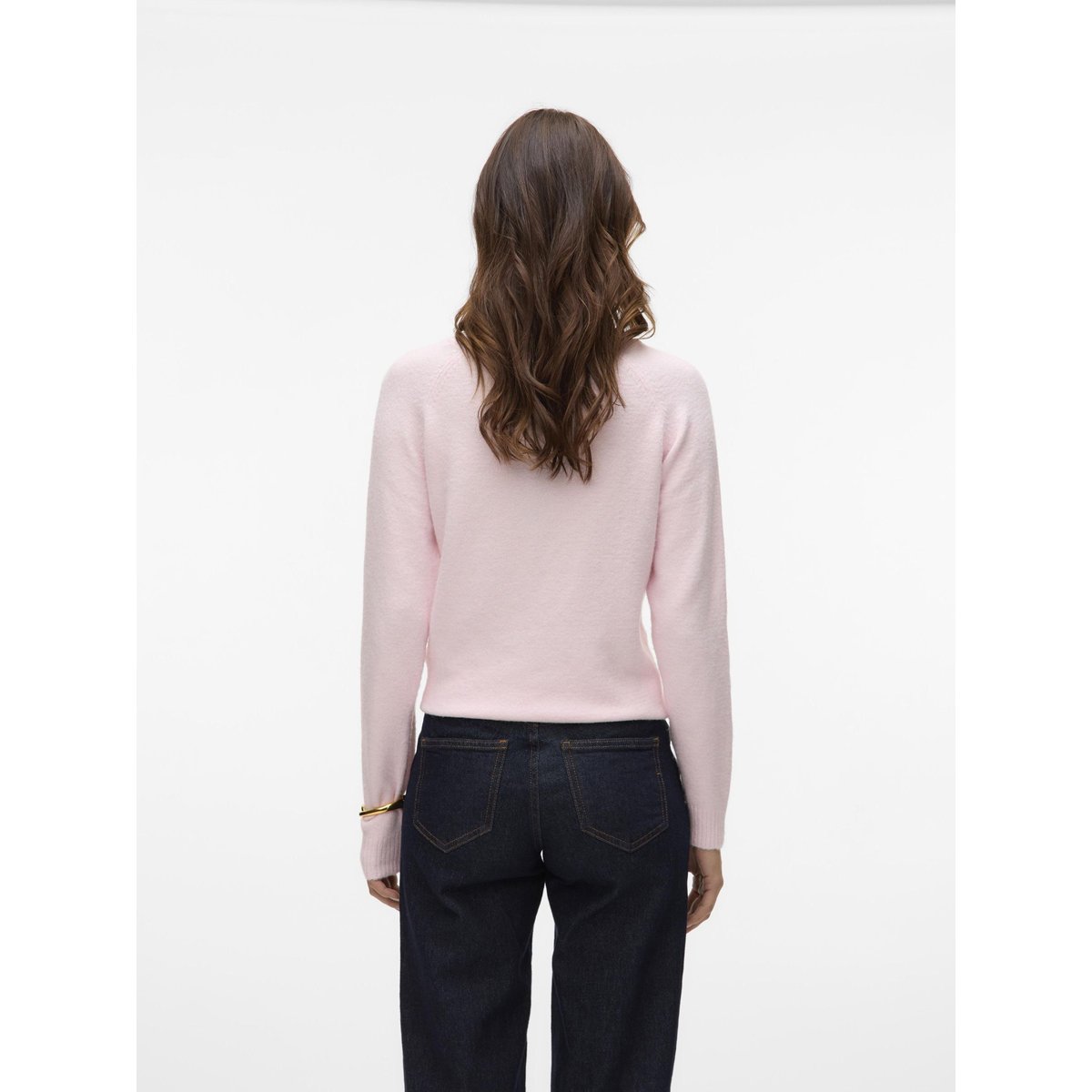 Pull en maille mousseuse rouge - pink-a-boo, VERO MODA