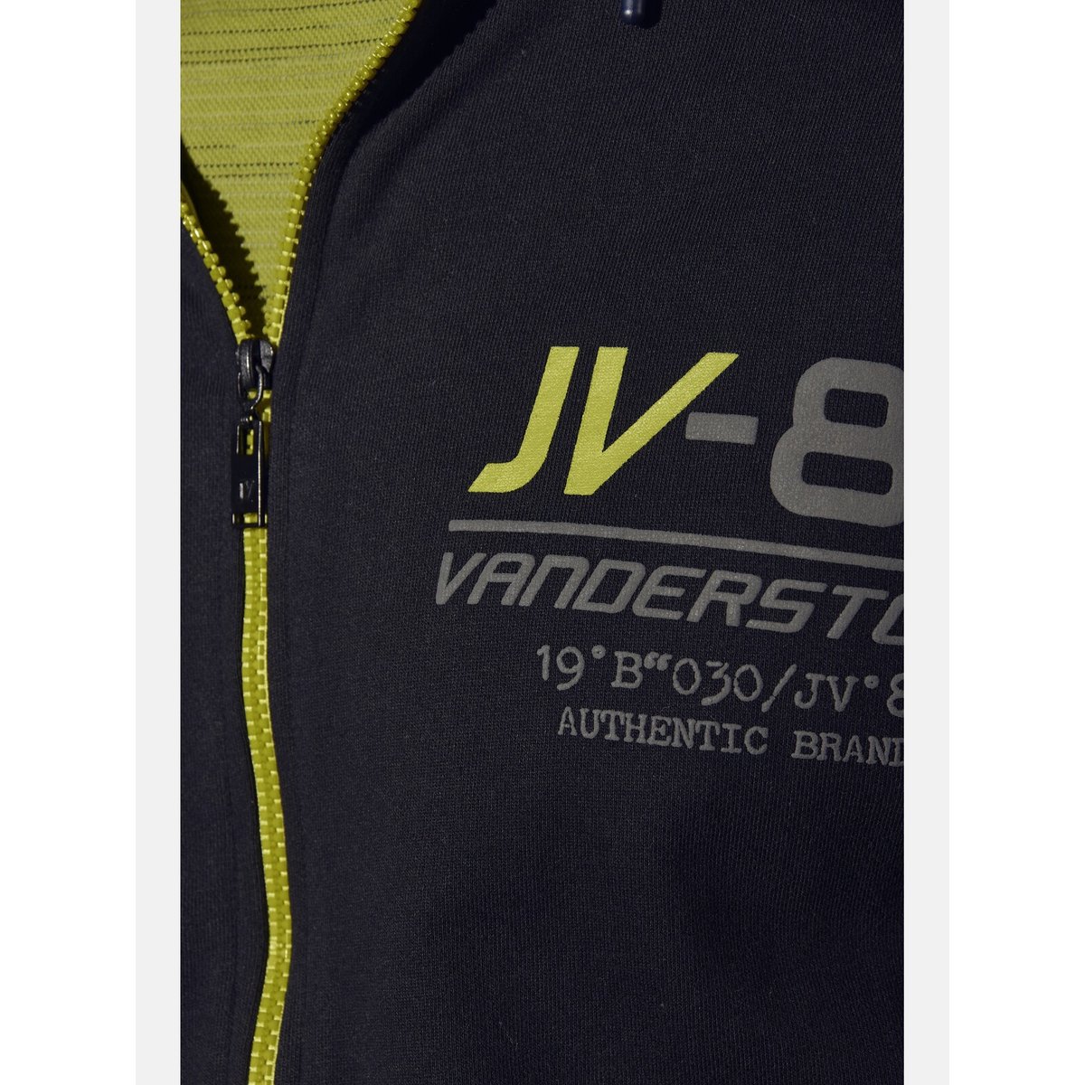 Veste en molleton SIGSTAD noir, JAN VANDERSTORM