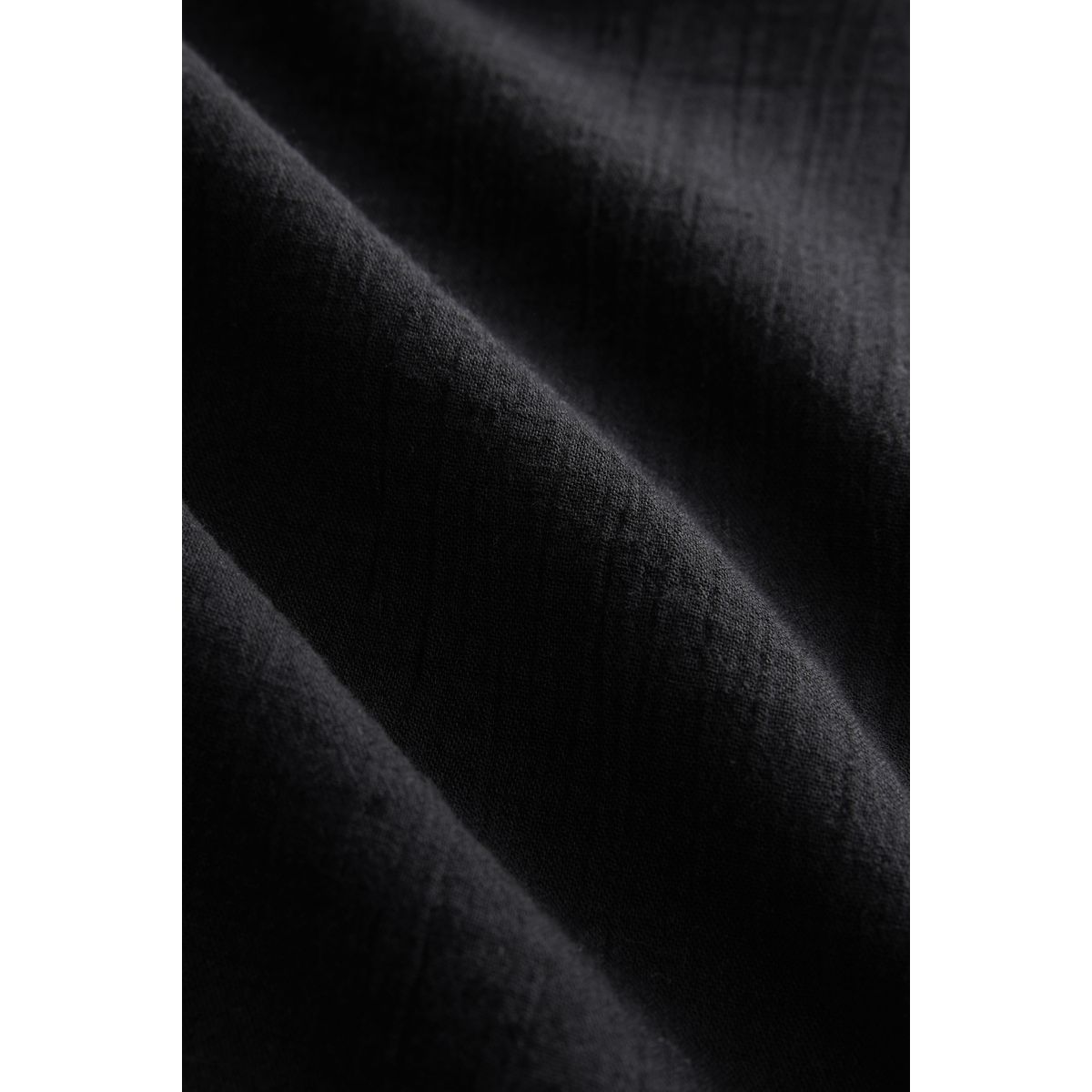 Tunique nouée 100 % coton noir, NEXT