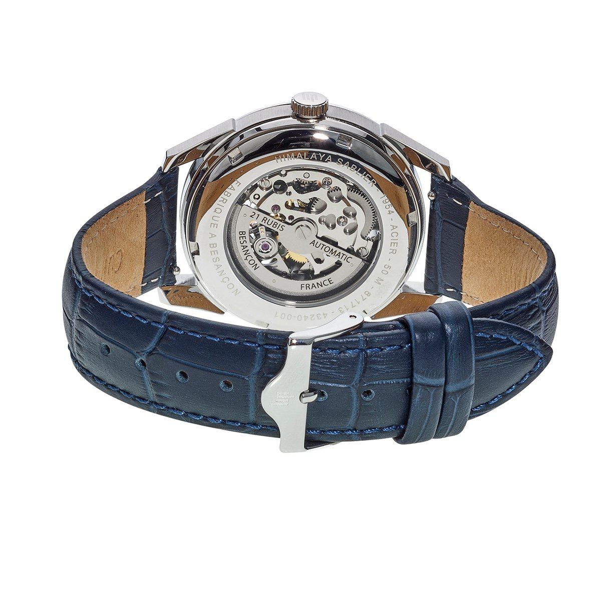 Montre Analogique HIMALAYA argenté argenté bleu foncé, LIP