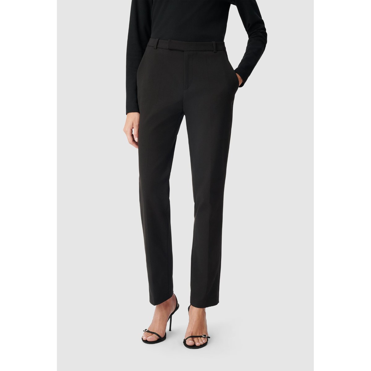 Pantalon de tailleur maille Milano noir, IKKS