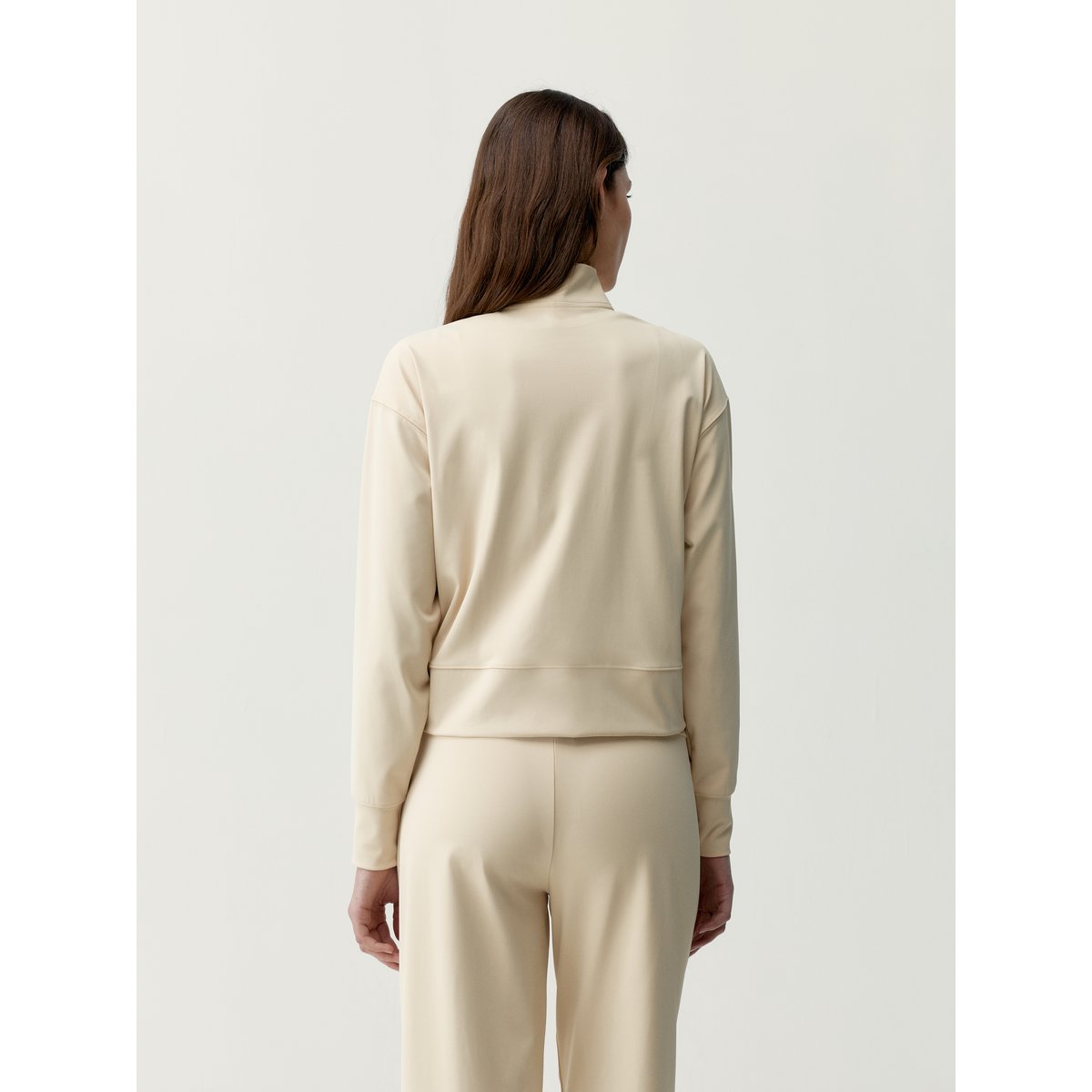 Veste de sport zippée Performance Athleisure EGAN sable, BORN