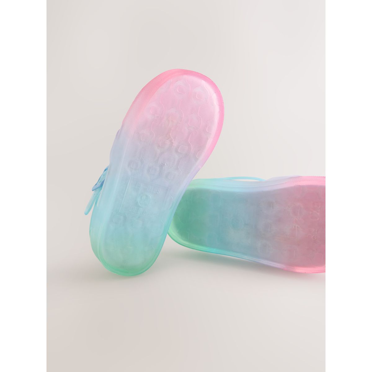 Sandales en plastique rose/bleu, NEXT
