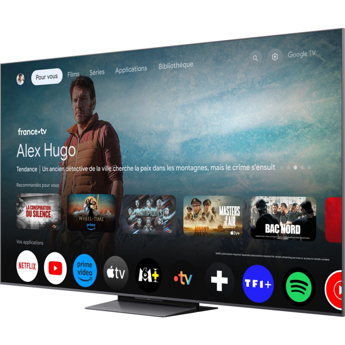 TV Mini LED 65C89L (2026) 65" (164 cm) couleur unique, TCL