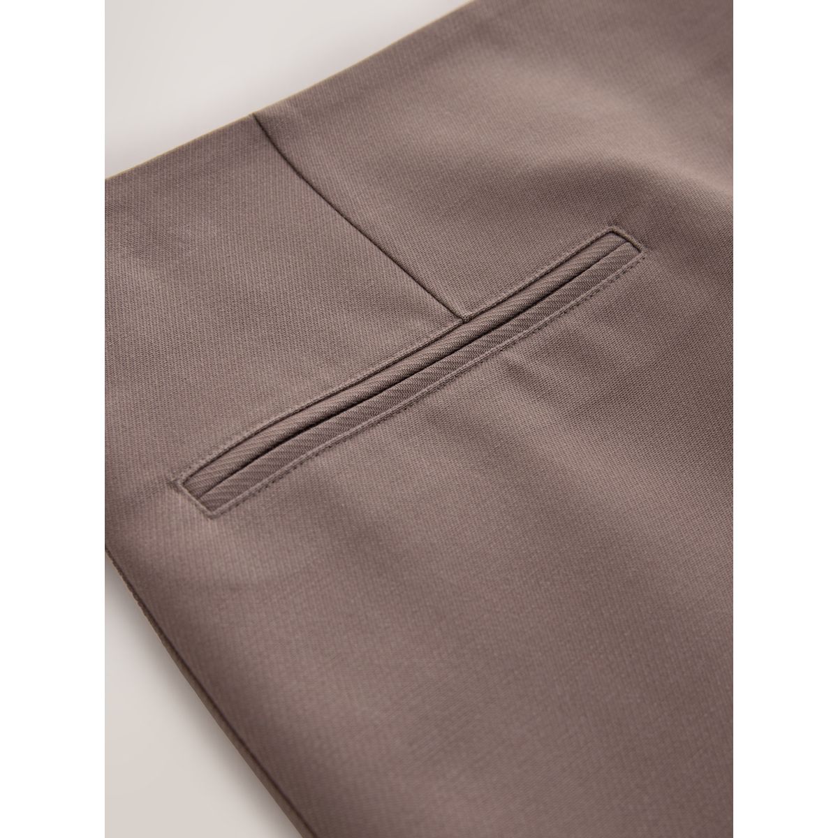 Mini-jupe en sergé n. premium marron, NEXT