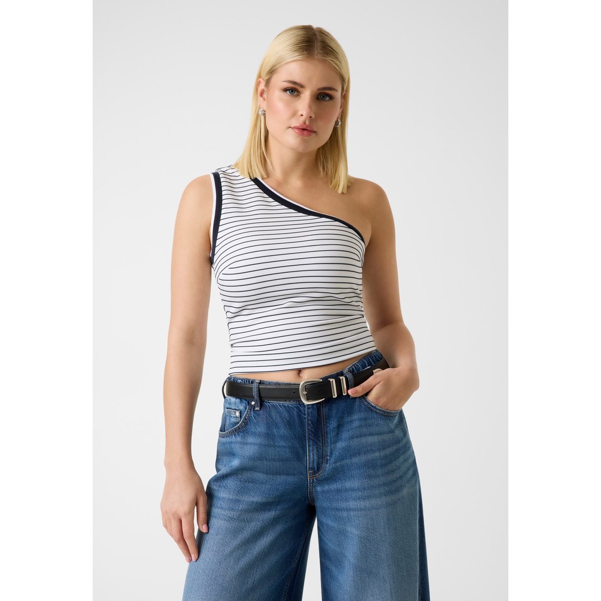 Haut Asymétrique blanc multi, GUESS
