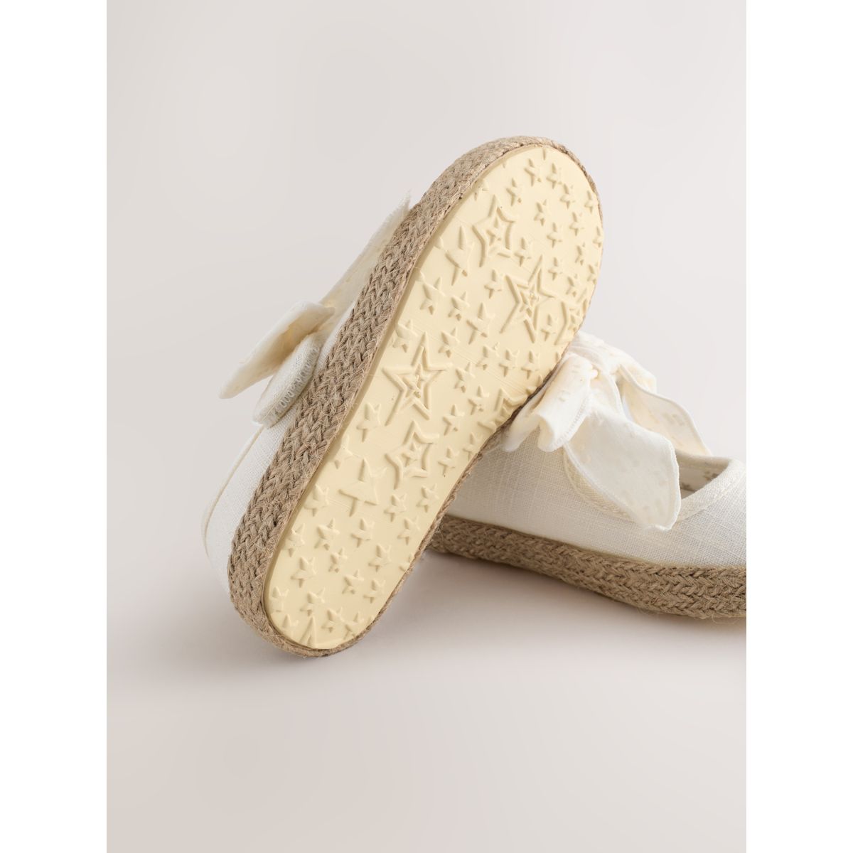 Espadrilles à nœud blanc, NEXT
