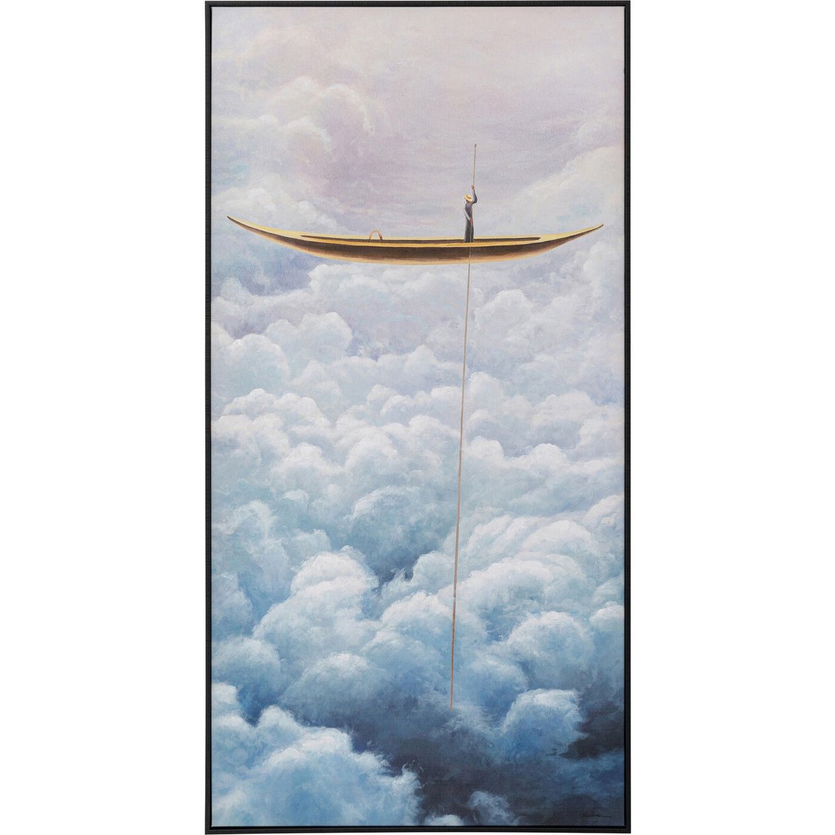 Peinture gondolier nuages bleu, KARE DESIGN