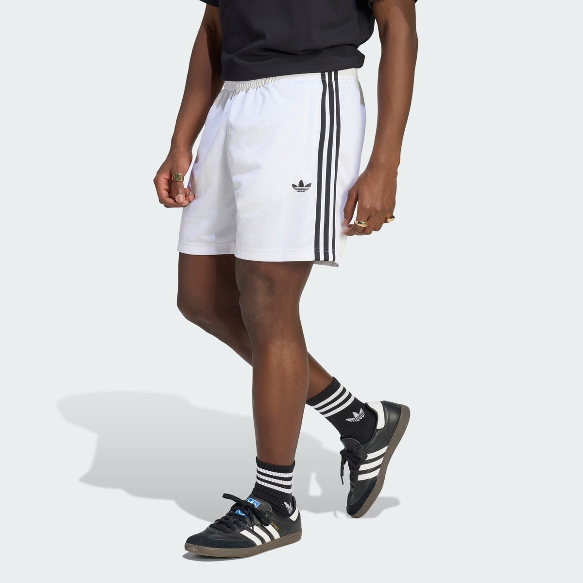 Short Jacquard Adidas Adicolor Short Jacquard Adidas Adicolor white, adidas Originals
