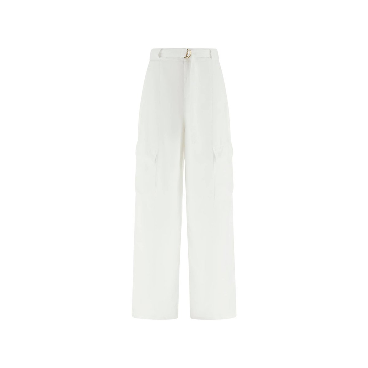 Pantalon Cargo Coupe Décontractée blanc, GUESS