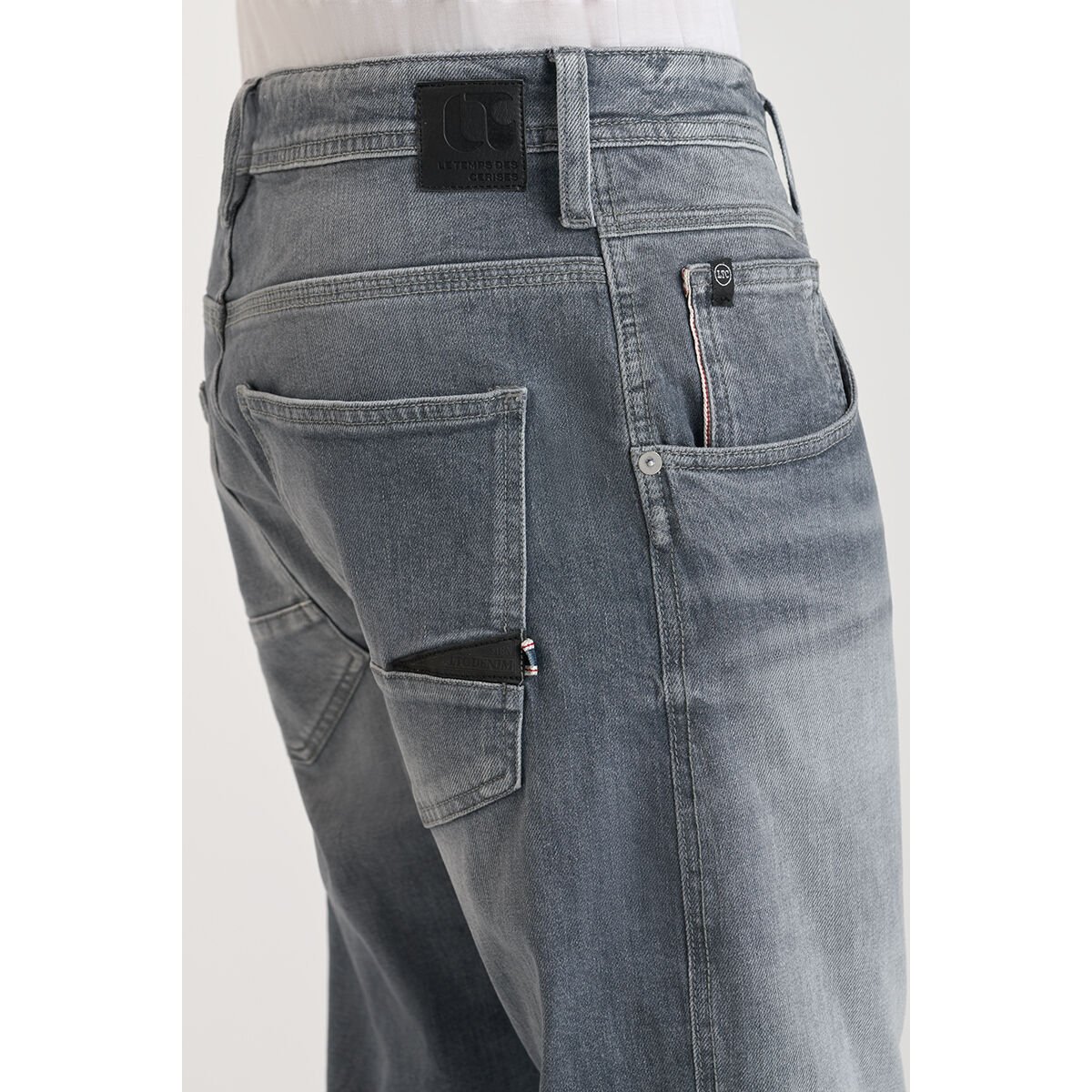 Jeans loose, large 800/60 loose , longueur 34 grey, LE TEMPS DES CERISES