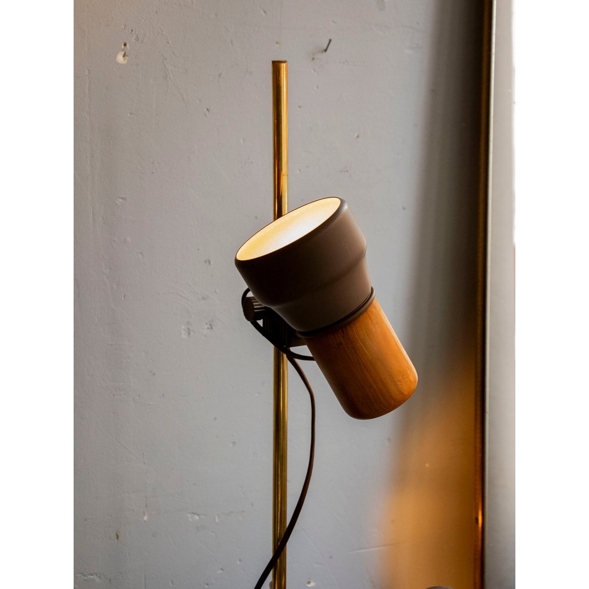Lampe mid-century aux têtes pivotantes Suzanne N°639 - Bon état argenté, DEBONGOUT