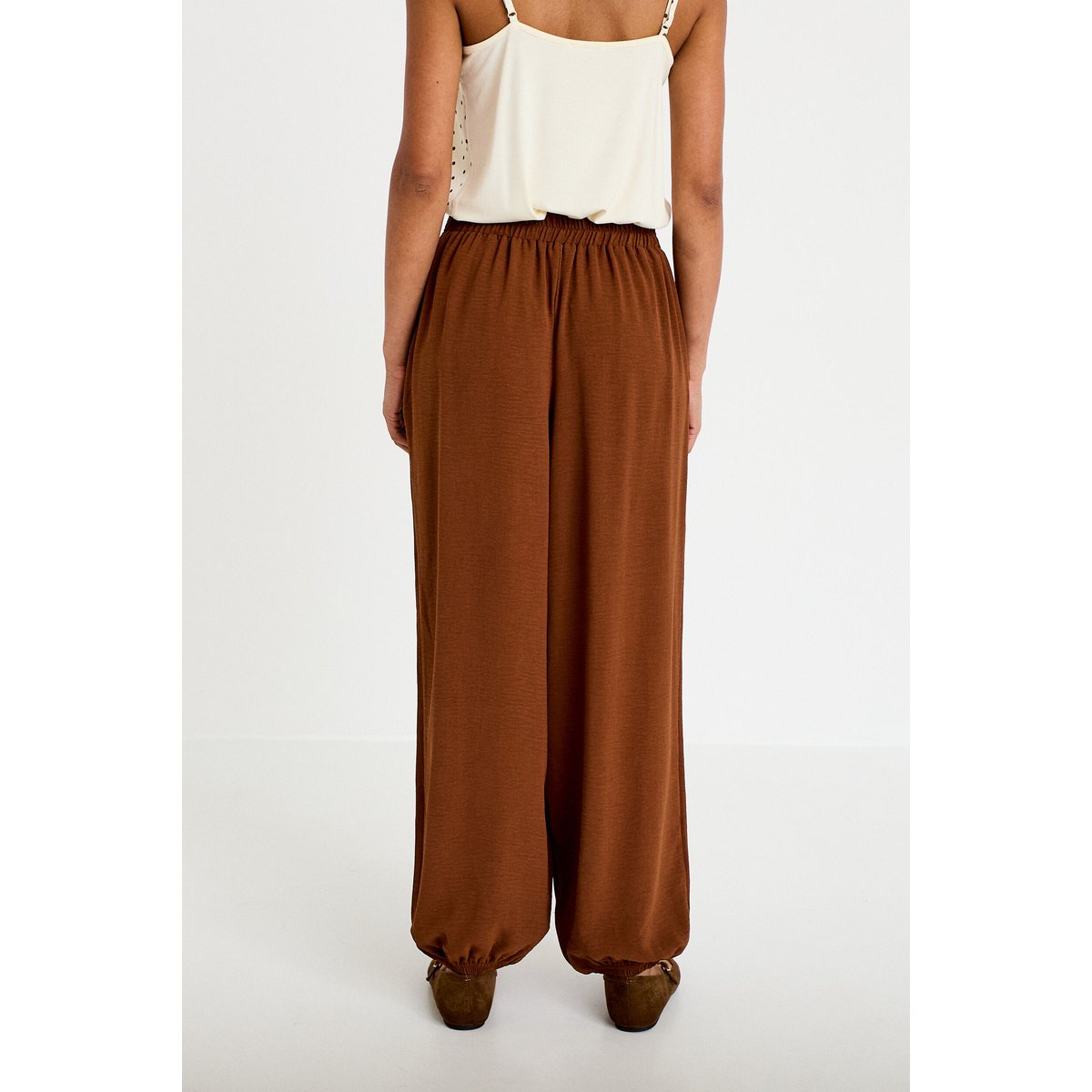 Pantalon bootcut taille standard marron, CACHE CACHE