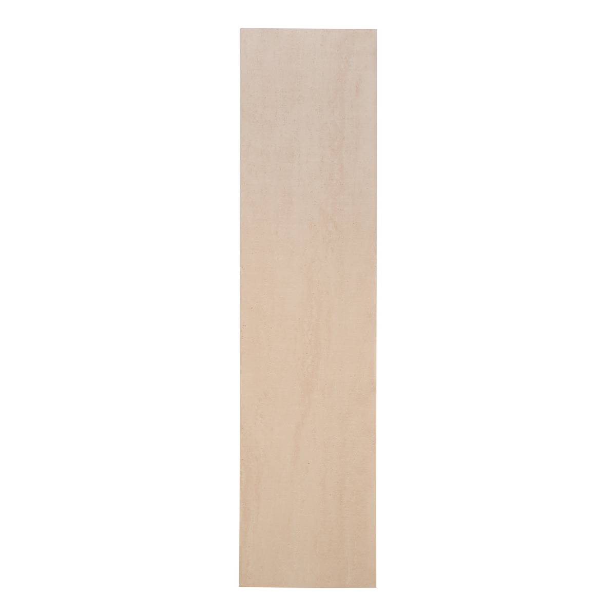 Panneau décoratif mural effet travertin texturé CARY beige, ATMOSPHERA
