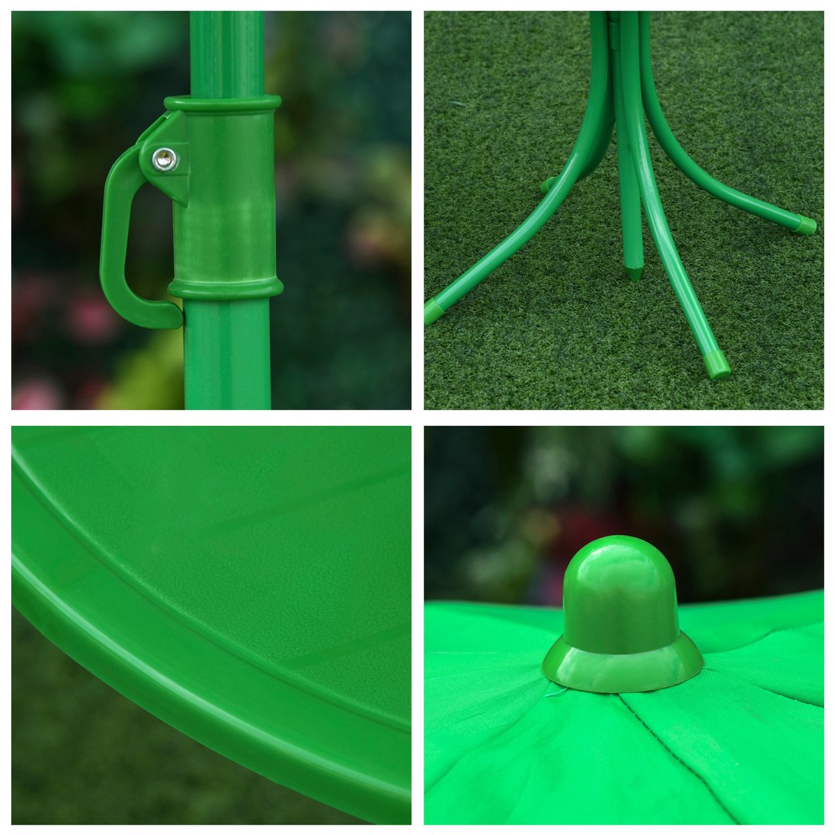 Ensemble de table et chaises de jardin pour vert, OUTSUNNY
