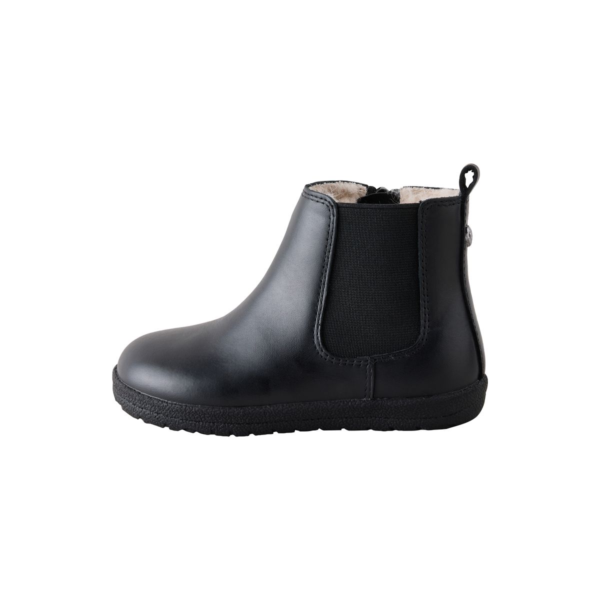 Bottines chelsea en cuir barefoot noir, NEXT