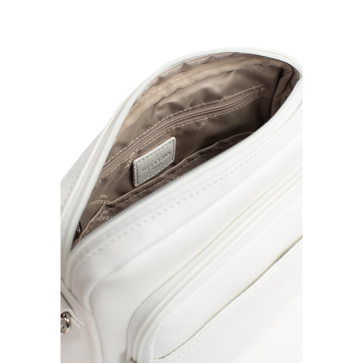 Sac porté travers  CONFORT blanc, HEXAGONA