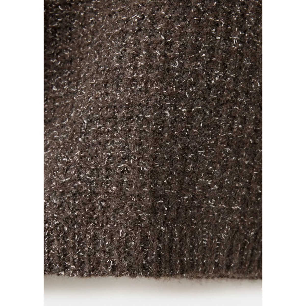 Pull-over maille chinée marron, MANGO BABY