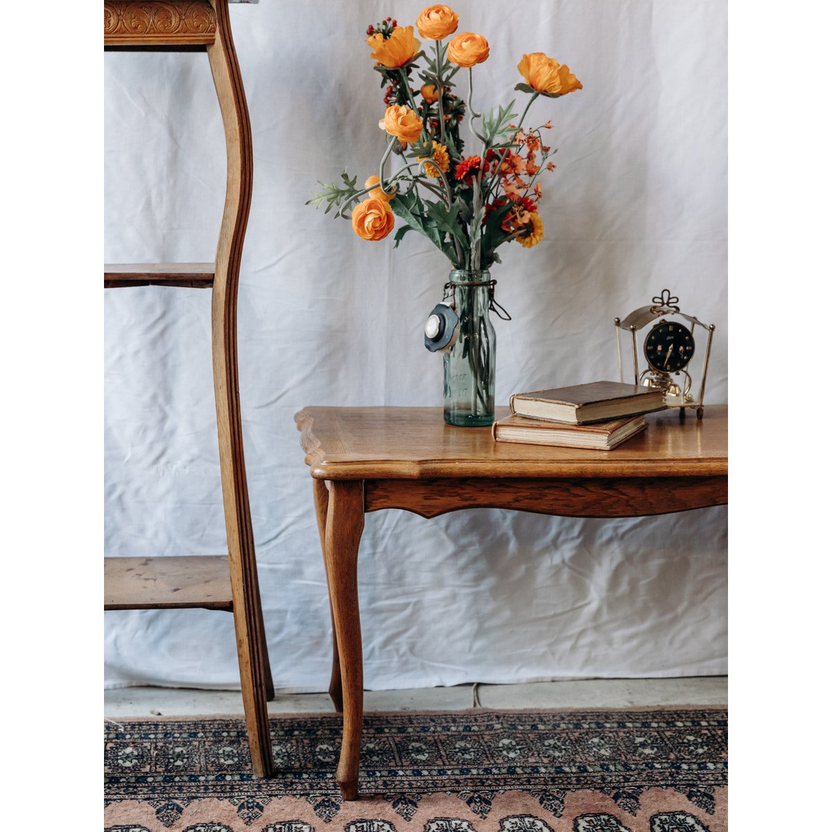 Table basse en bois clair Léonie N°338 - Bon état bois, DEBONGOUT