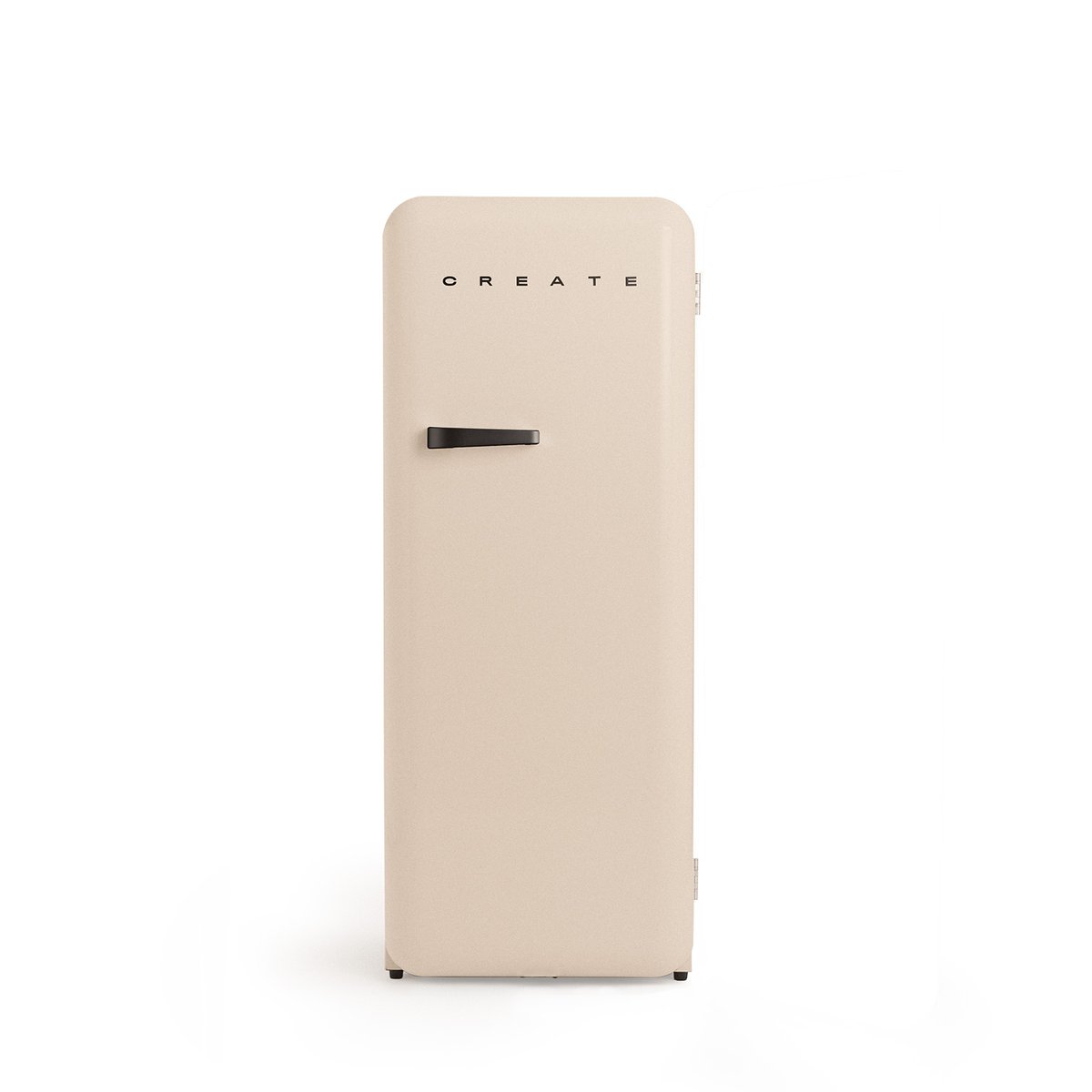 Réfrigérateur rétro FRIDGE RETRO 281L sable/noir, CREATE