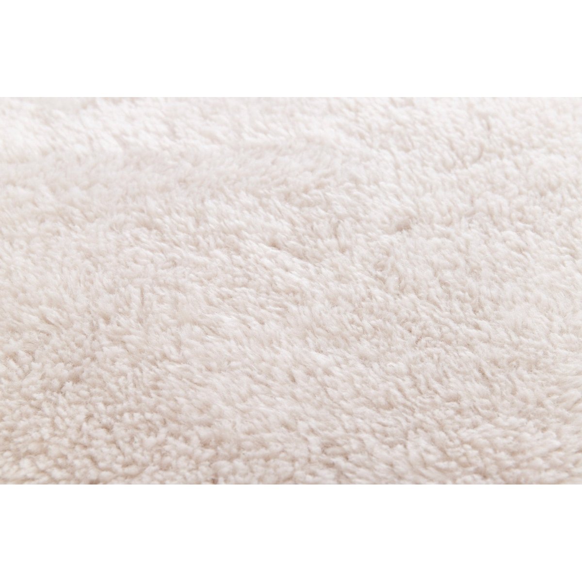 Tapis shaggy ultra-doux effet laine NUKKA beige sable, AFK LIVING
