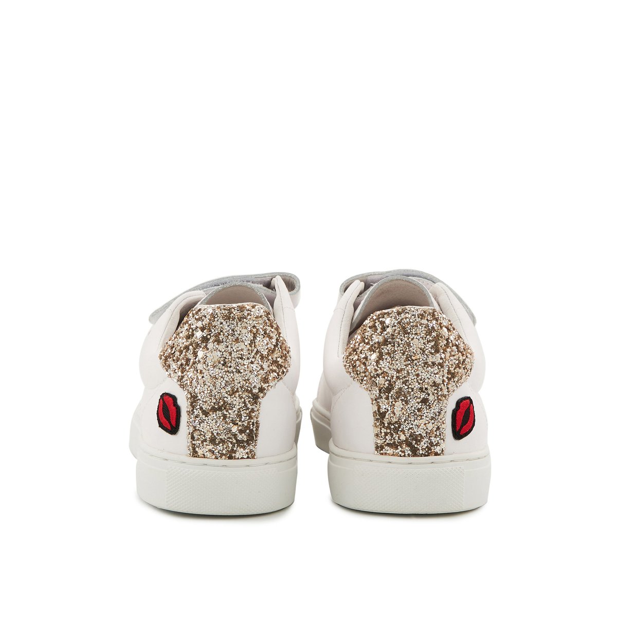 Baskets En Cuir Edith Pour La Vie blanc, BONS BAISERS