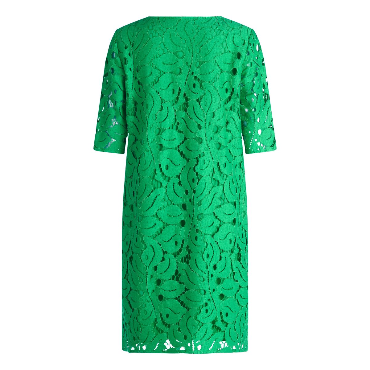Robe en dentelle à encolure en v kelly green, BETTY BARCLAY