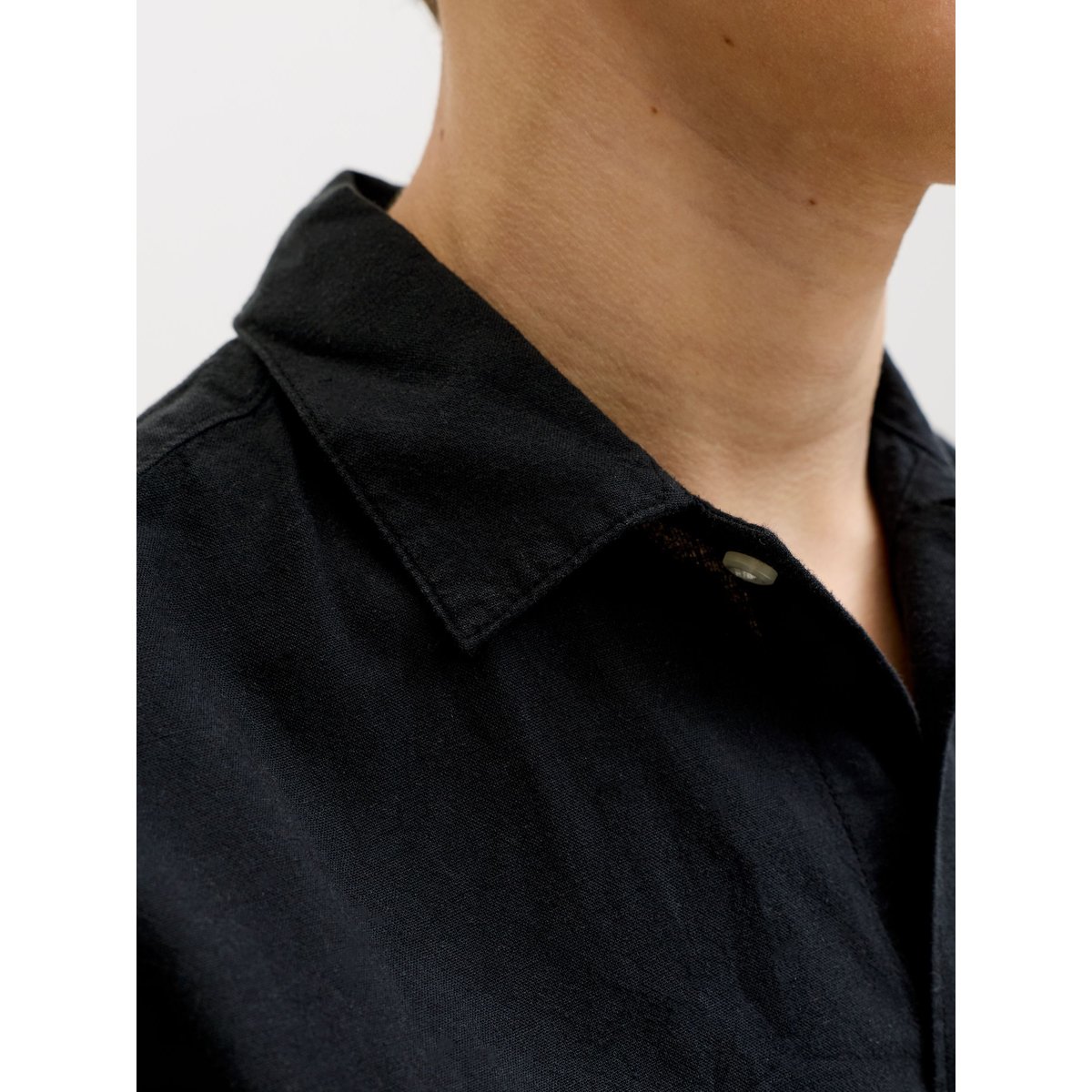 Chemise noire - black, JACK & JONES JUNIOR