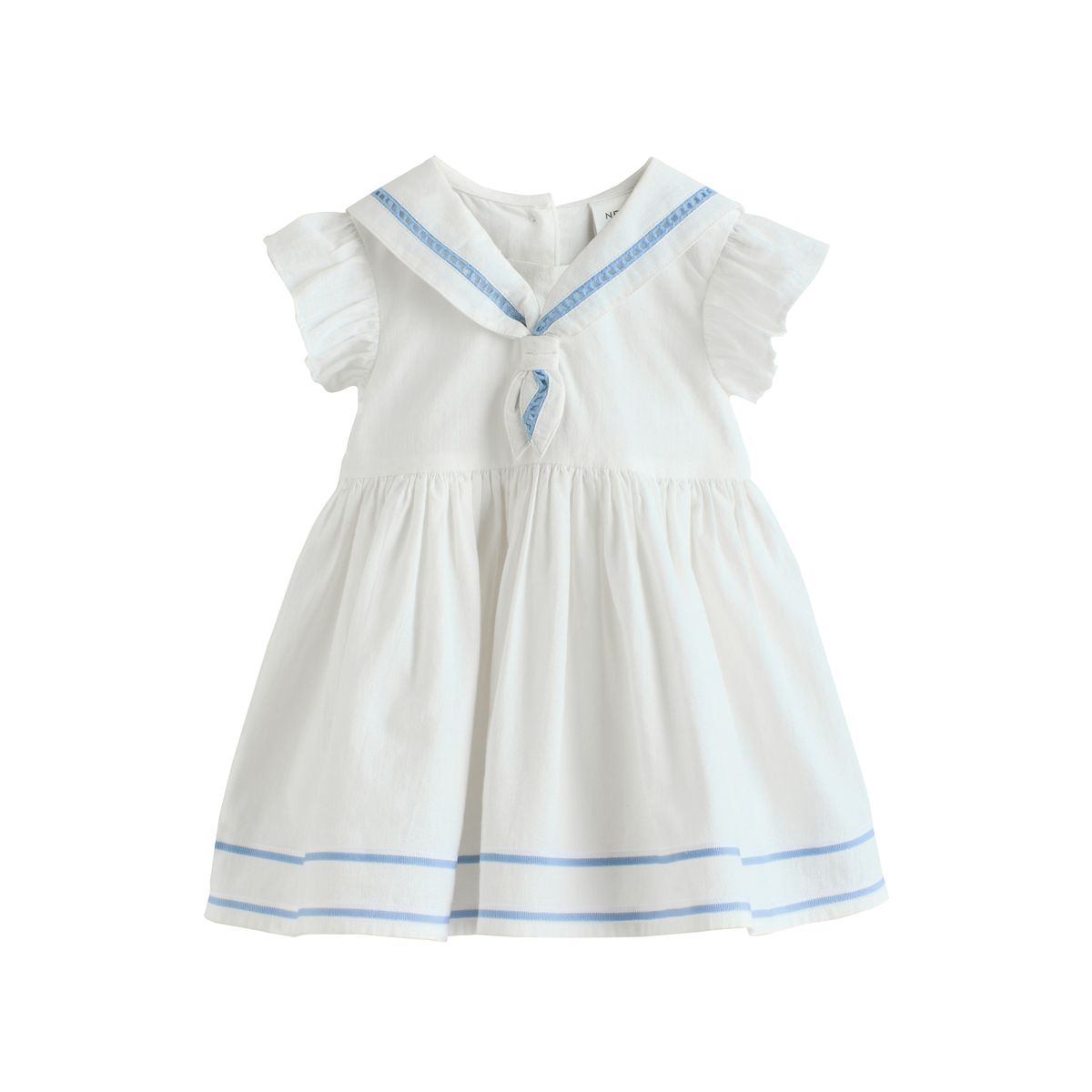 Robe tissée bébé blanc, NEXT