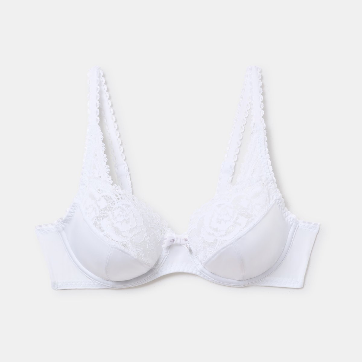 Soutien-gorge emboîtant avec armatures Flower Elegance Micro blanc, PLAYTEX