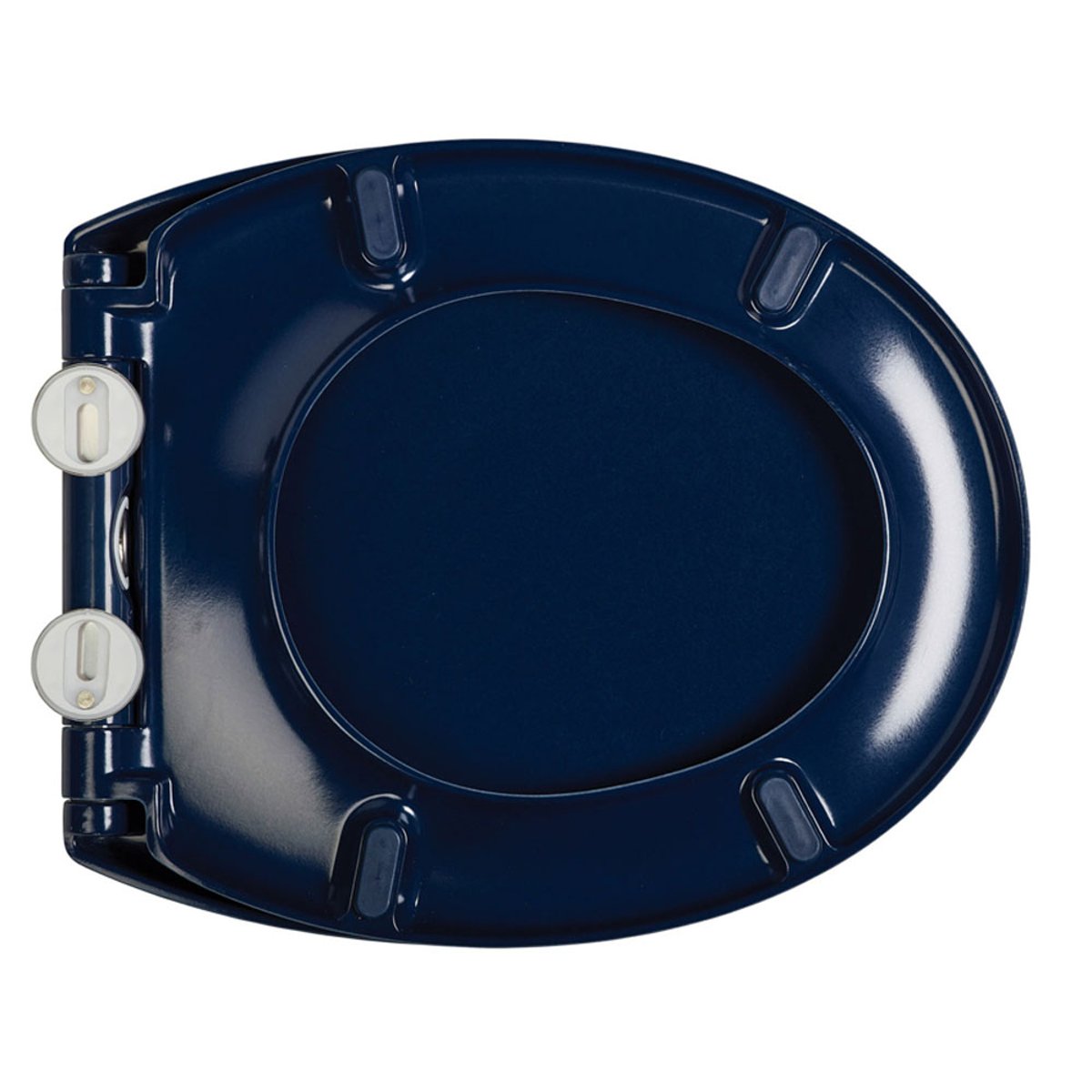 Abattant WC - GLOSSY bleu, ROSSIGNOL