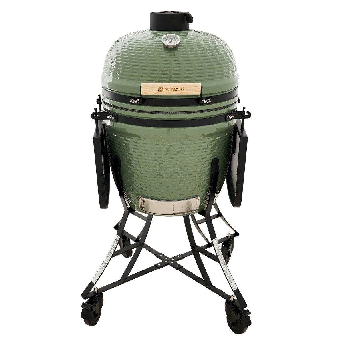 Barbecue en céramique, KAMADO vert, noir, NATERIAL