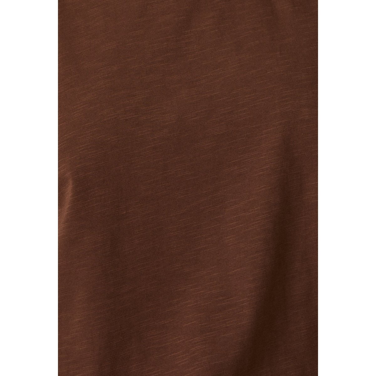 T-shirt détail macramé aux épaules marron foncé, DAMART