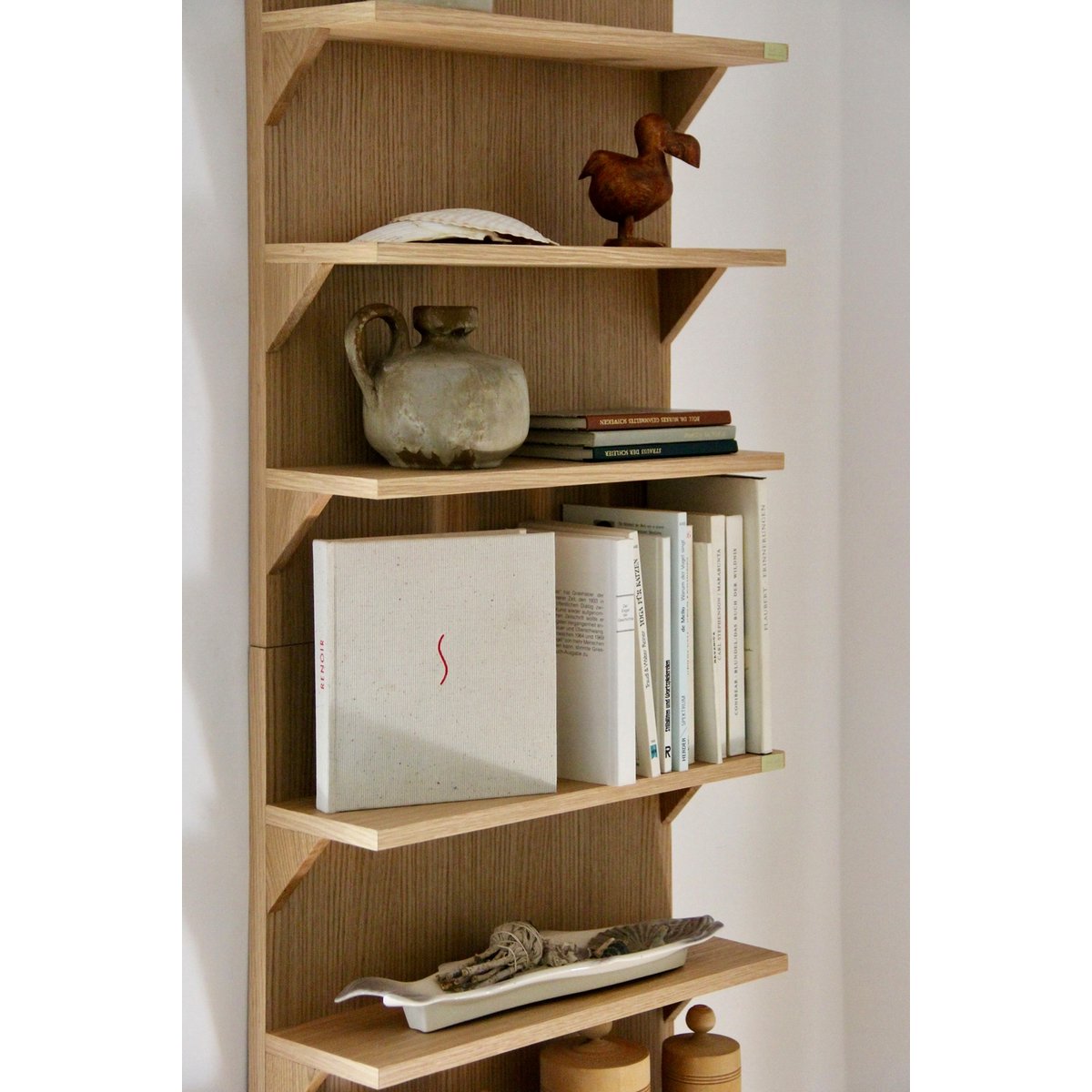 Étagère en placage de chêne STRAIGHT naturel, HUBSCH