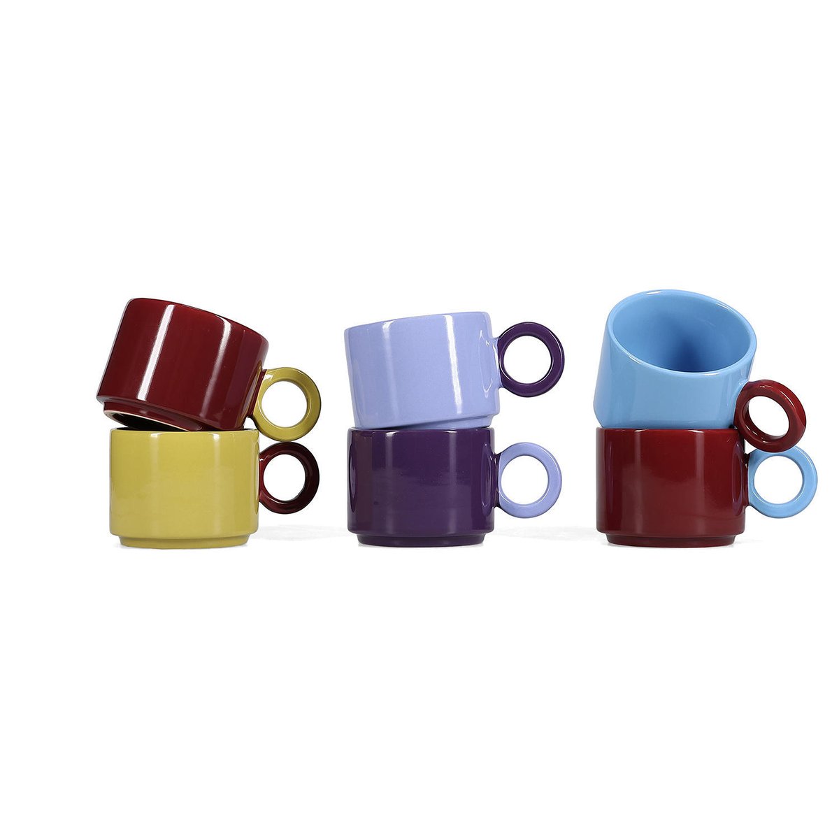 Tasse LOU jaune bordeaux, ONA