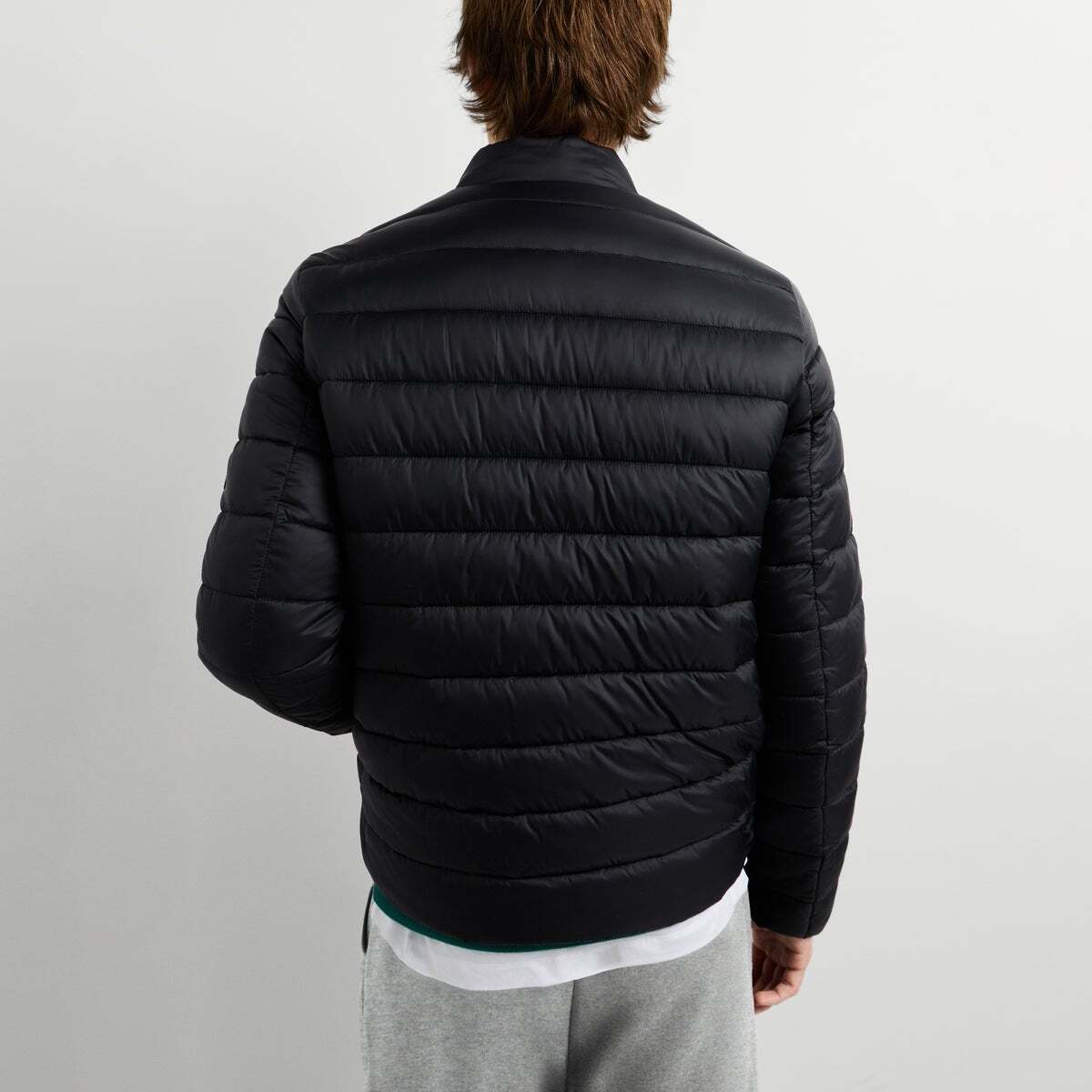 Doudoune Matelassée À Col Montant noir, PEPE JEANS