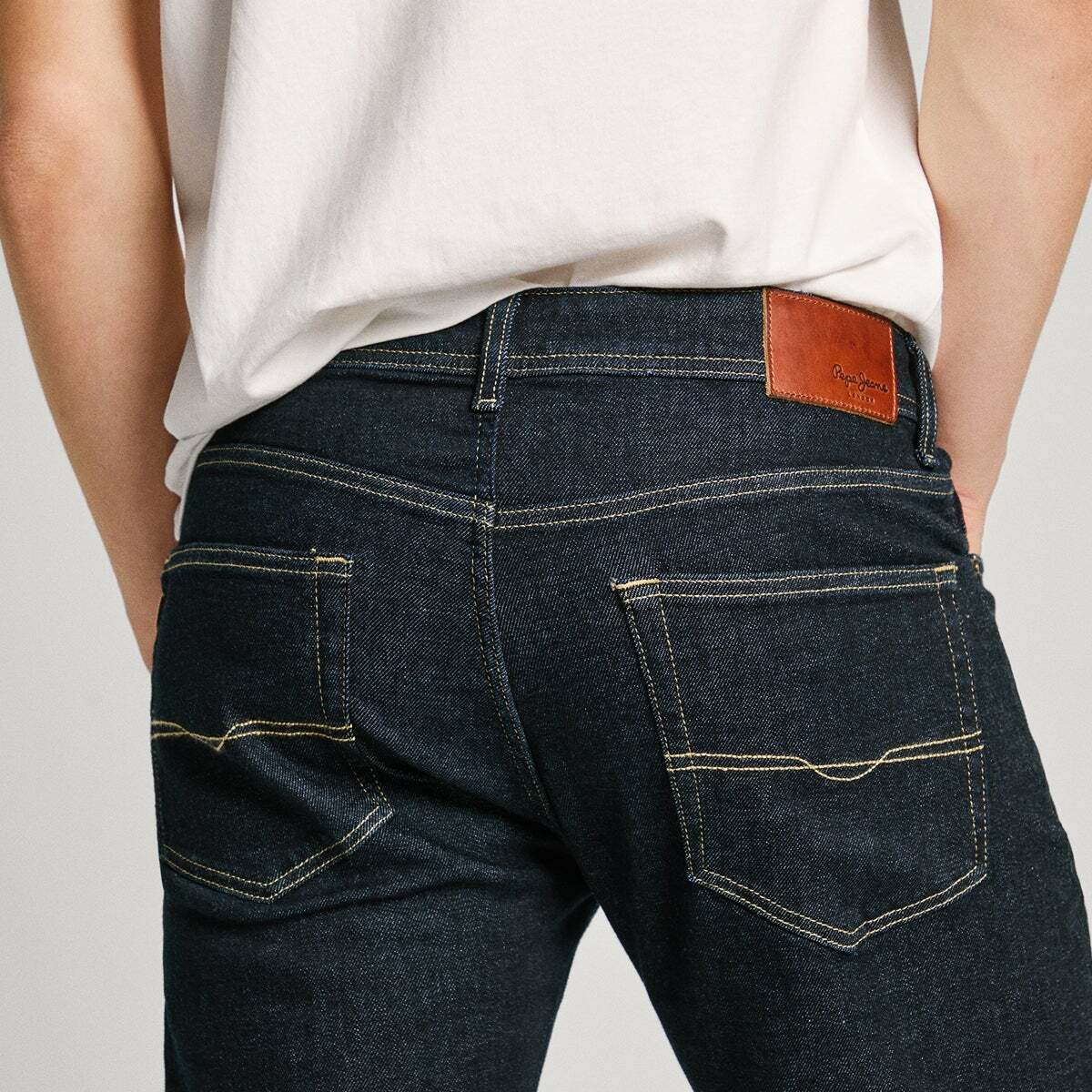 Jean Coupe Tapered, Taille Normale - Stanley rinse, PEPE JEANS