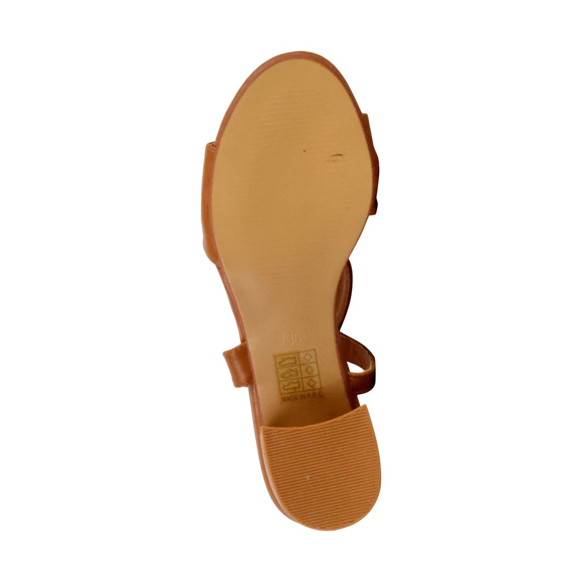Sandales Talon à Brides camel, ENZA NUCCI